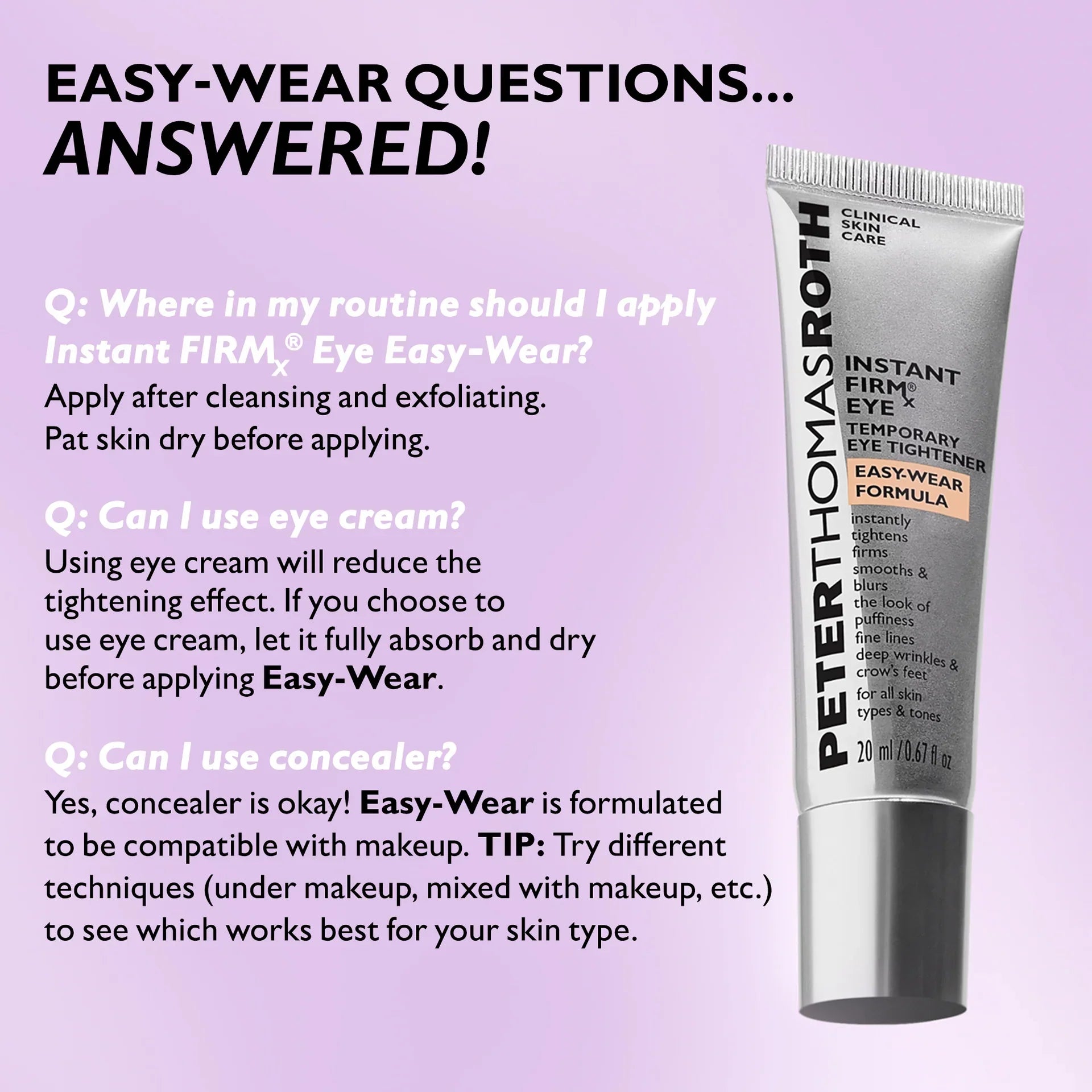 Instant Eye Tightener Easy-Wear Formula