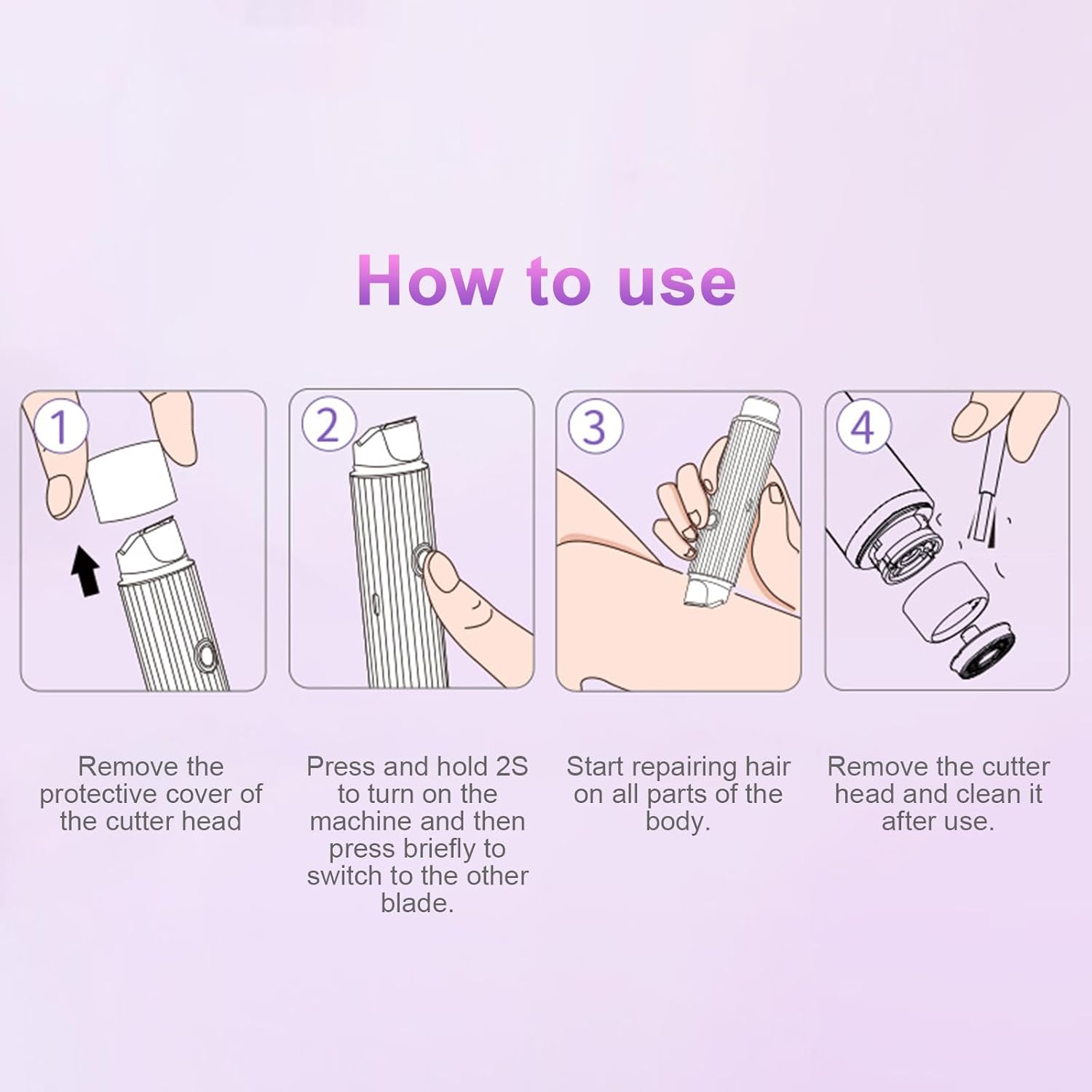 Double Headed Electric Shaver